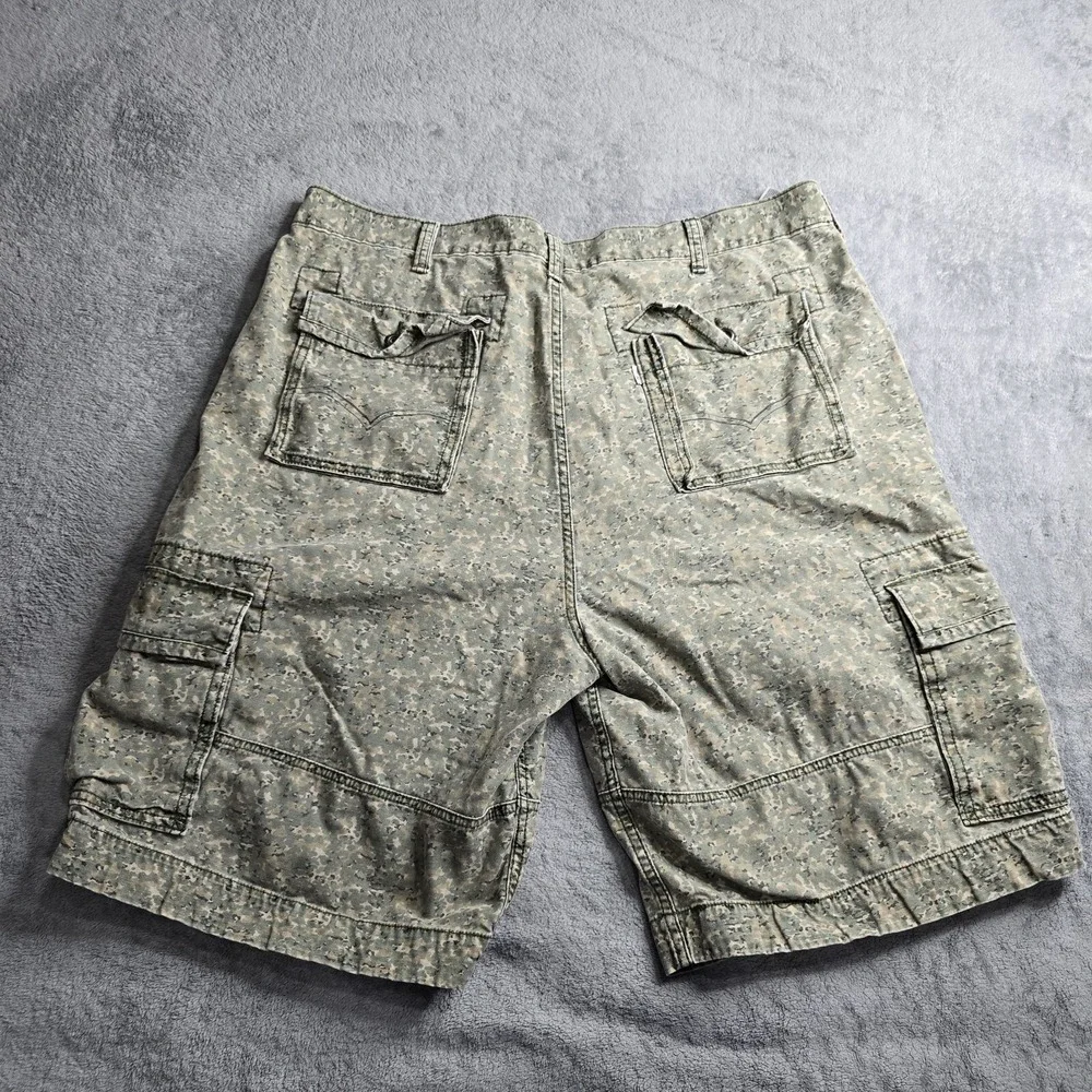 Levis Vintage 1996 Camo Cargo Shorts Mens Size 42 6 Pocket White Labe 11